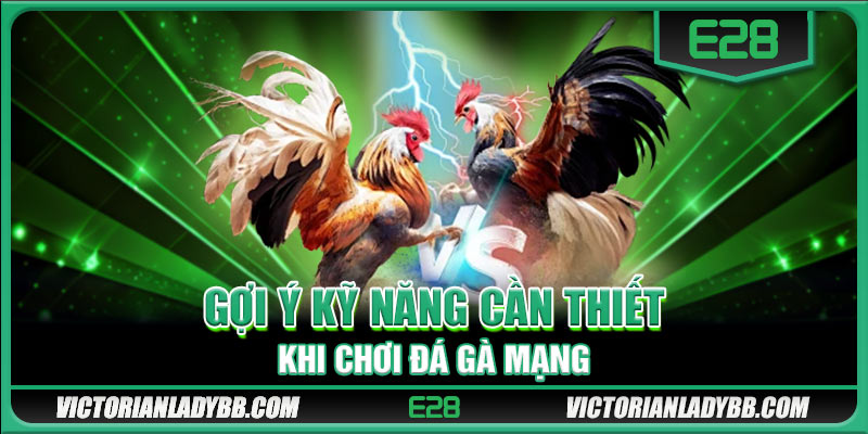 Gợi ý kỹ năng cần thiết khi chơi đá gà mạng